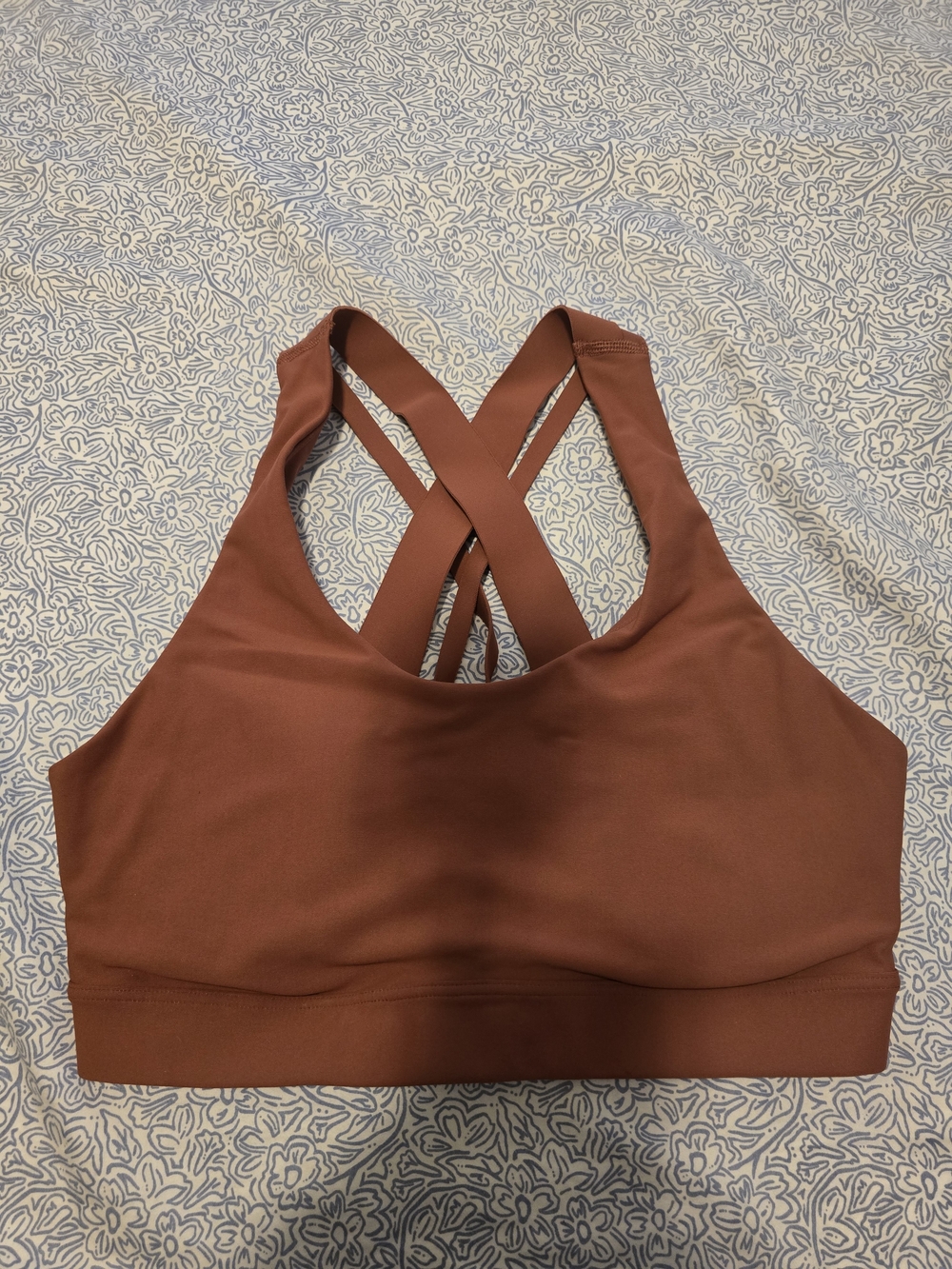 Old Navy Rust Cross-Back Performance Sports Bra